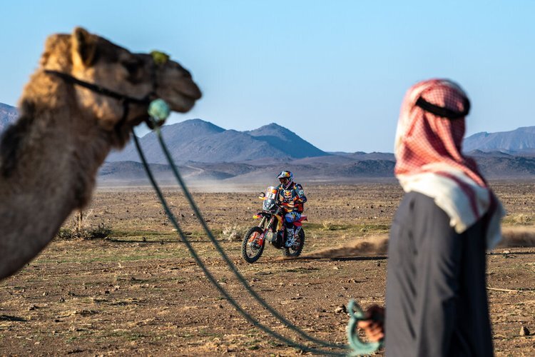 Nur Kamele benötigen in der saudische Einöde kein Roadbook