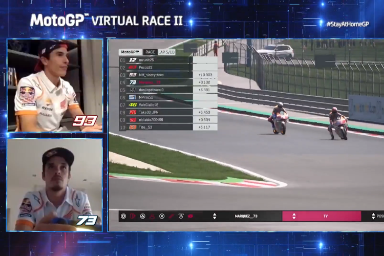 Bei der dritten Auflage des virtuellen MotoGP-Rennens können Fans spenden