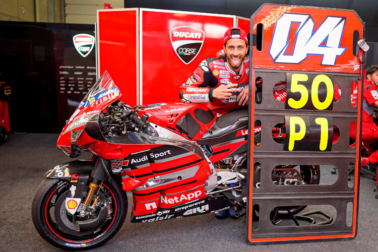 Andrea Dovizioso sorgte vor seinem Abgang noch für einen Ducati-Meilenstein