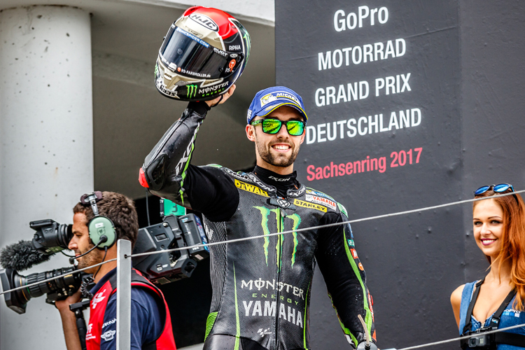 Jonas Folger vertraut auch im zweiten Jahr seiner MotoGP-Karriere auf den HJC-Rennsport-Helm RPHA11