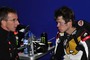 Crew-Chief Peter Benson mit Tito Rabat