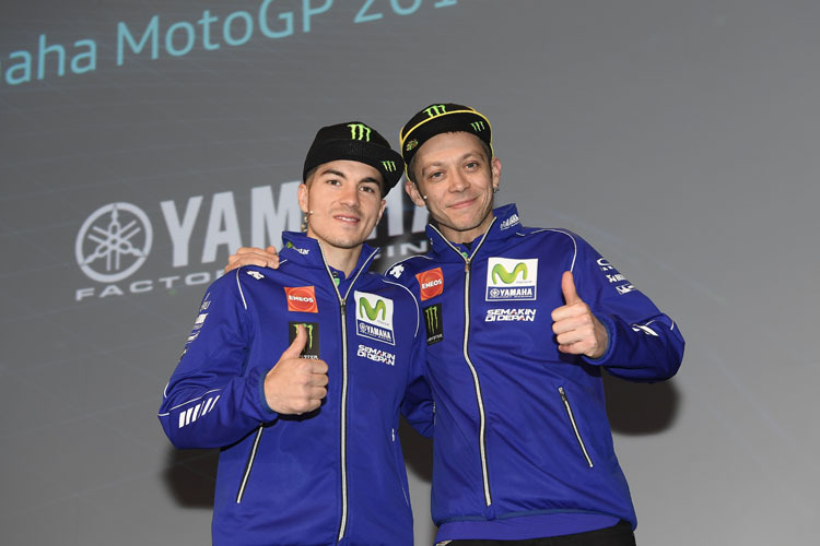 Starkes Yamaha-Duo: Viñales mit Rossi