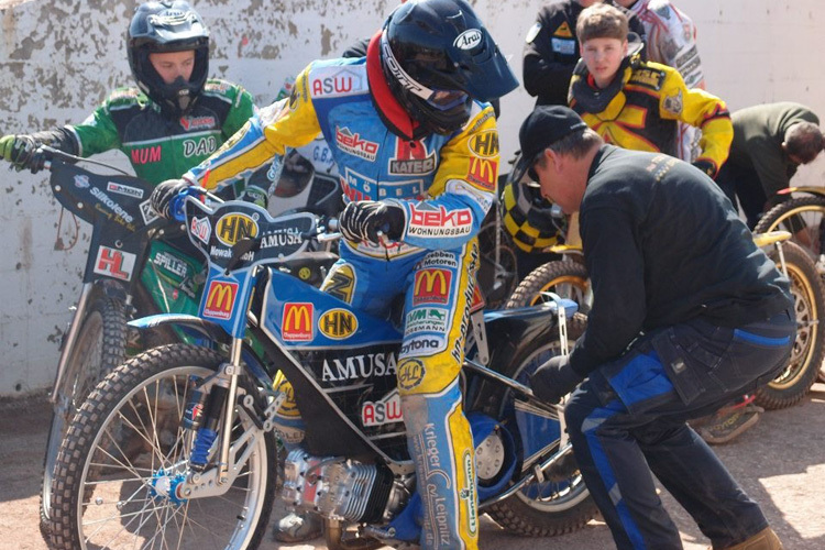 Tobias kroner beim Training in Krsko