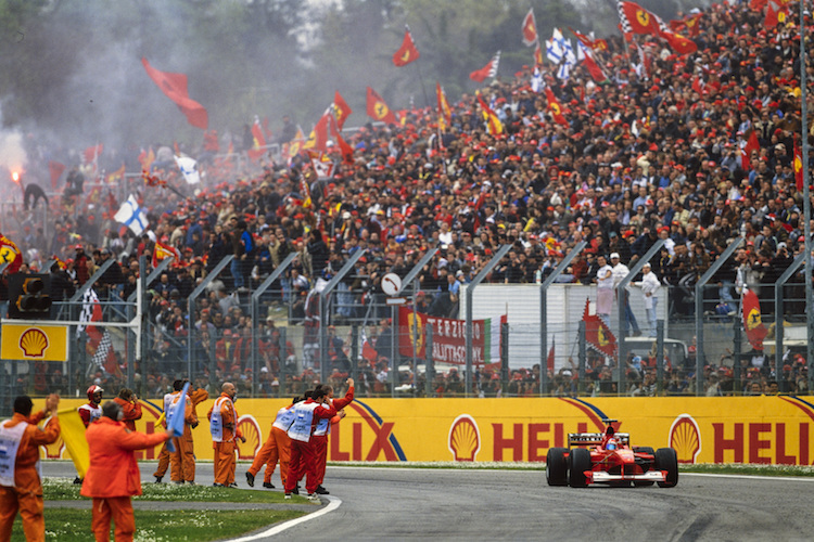 Michael Schumacher im Jahre 2000 in Imola