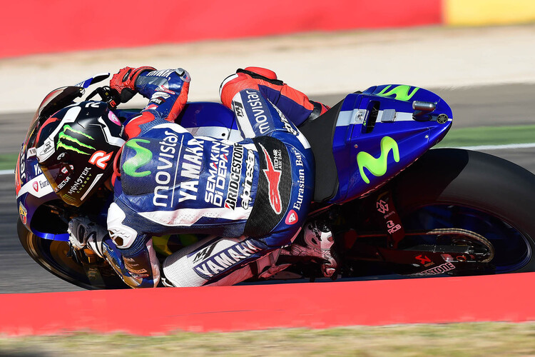 Jorge Lorenzo in Aragón am Freitag