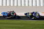 Im Rennen: Valentino Rossi hält sich Jack Miller vom Leib