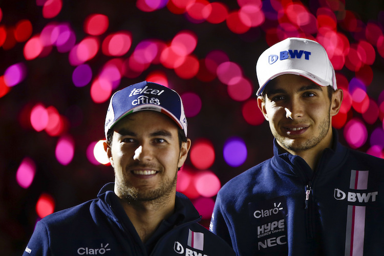 Sergio Pérez und Esteban Ocon