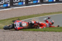 Andrea Dovizioso stürzte an achter Stelle in Turn 5