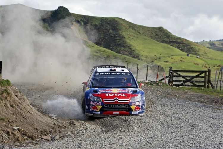 Loeb gewann 2008 die letzte WM-Rallye Neuseeland