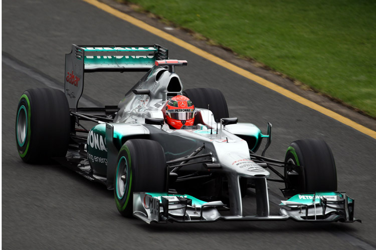 Michael Schumacher hofft auf die Geraden von Sepang