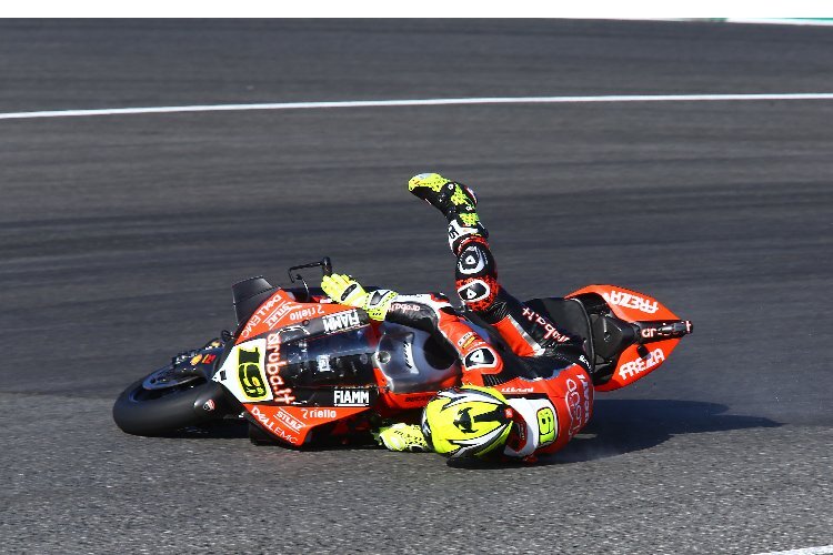 Alvaro Bautista warf 2019 den WM-Titel weg – so wie Melandri 2012