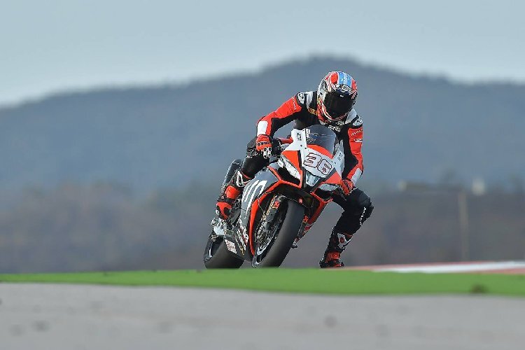 Leandro Mercado kam am zweiten Teststag ordentlich zum Fahren