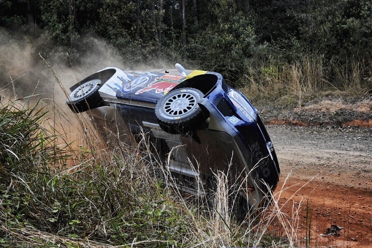 Sébastien Ogier hatte im Shakedown Glück