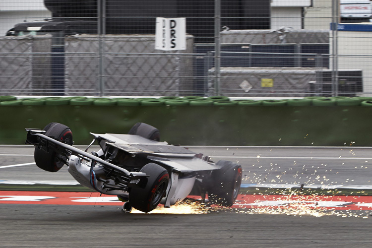 Der Deutschland-GP war für Felipe Massa nach wenigen Metern gelaufen
