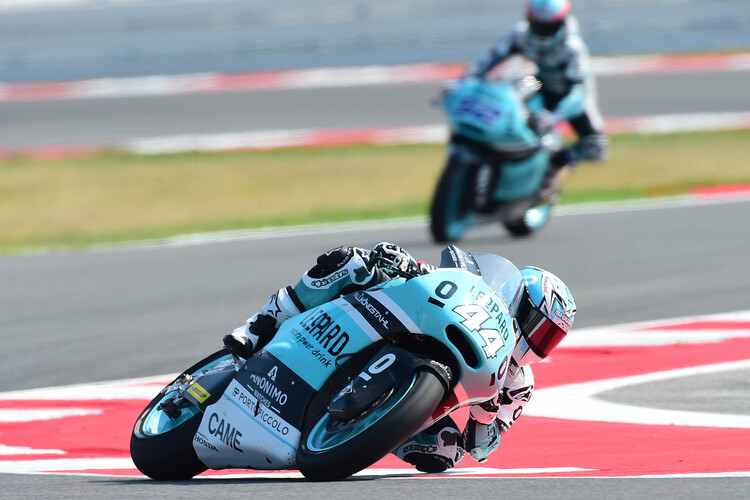 Moto2-Training in Misano: Miguel Oliveira vor Danny Kent