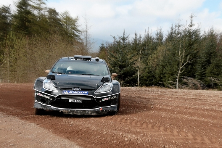 Dani Sordo beim Fiesta-Test.