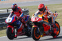 Marc Márquez (rechts) wird von Stefan Bradl vertreten