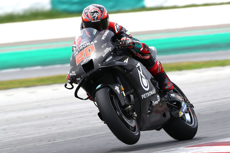 Yamaha-Pilot Fabio Quartararo dominiert bisher in Sepang