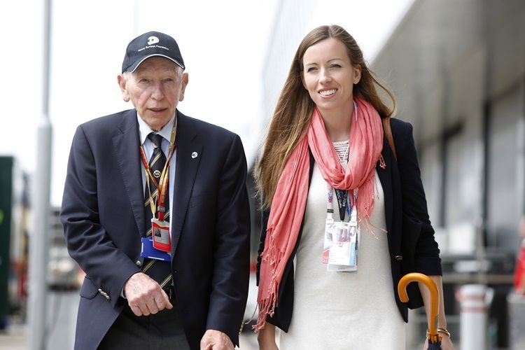 Sir John Surtees und seine Tochter wollten sich das Rennen nicht entgehen lassen