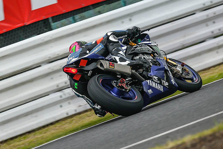 Marvin Fritz (Yamaha) lieferte im Training eine starke Performance ab