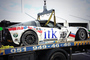 Die Corvette nach dem Crash