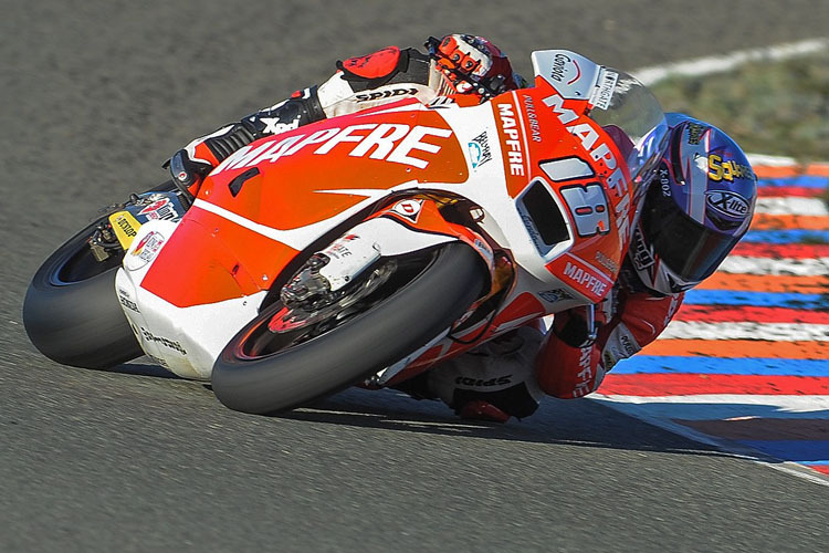 Nico Terol beim Test in Almeria