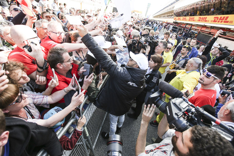 Die Formel 1 nähert sich ihren Fans an – und beide Seiten haben Spass dabei