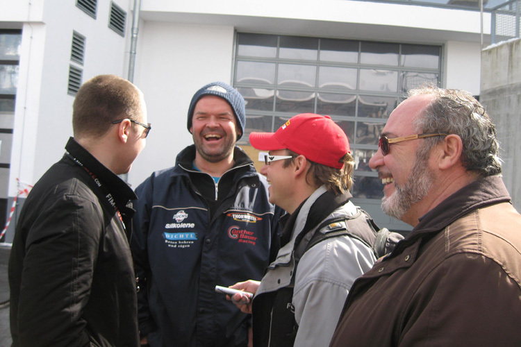 Der SPEEDWEEK-Reporter bei der Arbeit