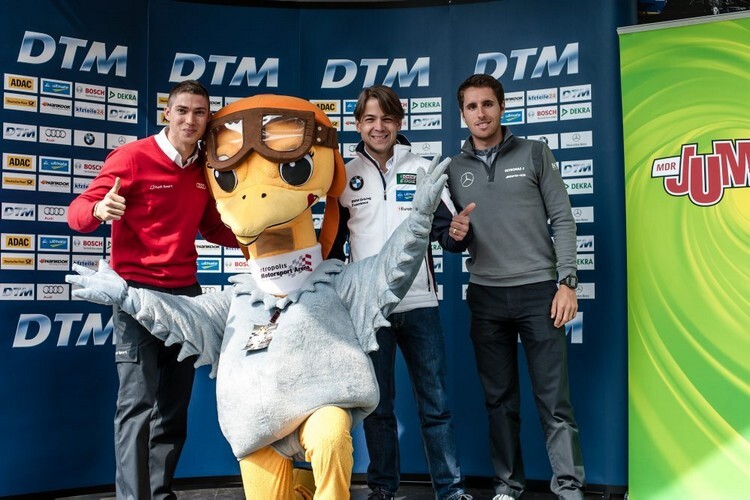 Edoardo Mortara, Augusto Farfus und Daniel Juncadella (v.l.)