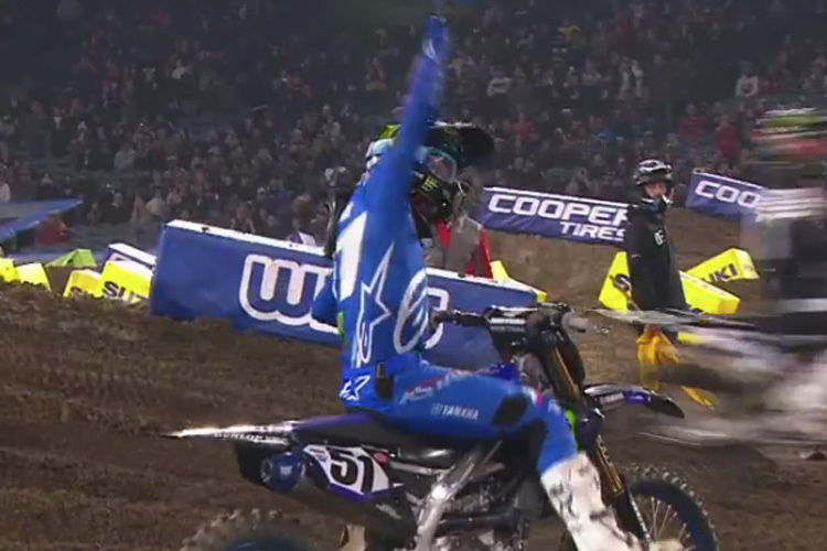 Justin Barcia gewann den Saisonauftakt in Anaheim