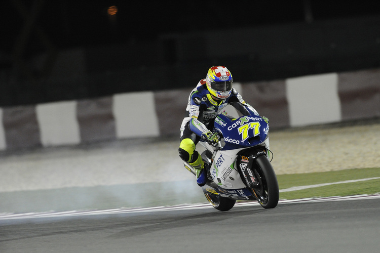 Domi Aegerter: Rauchschwaden beim Katar-GP, erster Nuller nach 33 Rennen