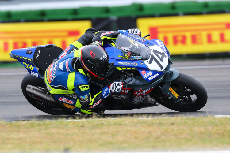 Daniel Rubin (Yamaha) konnte auf dem Hockenheimring noch ein paar Punkte einfahren