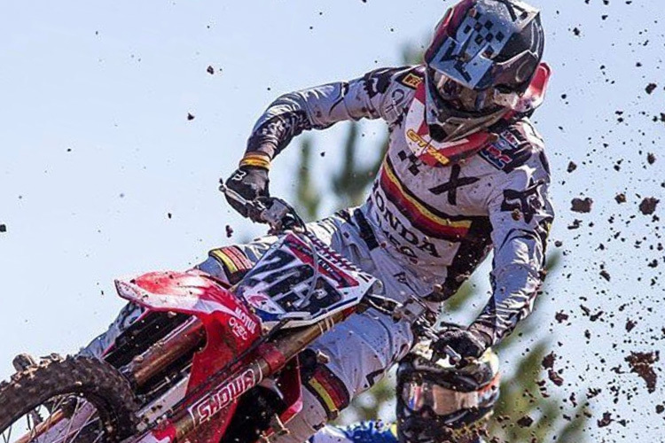 Tim Gajser stürzte in Las Vegas spektakulär