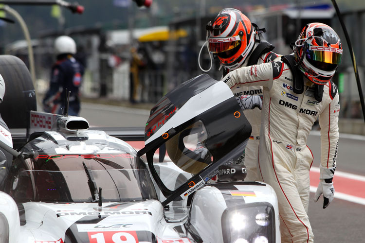 Nick Tandy und Nico Hülkenberg teilten sich zusammen mit Earl Bamber einen Porsche 919