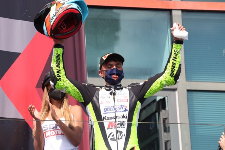 Jubeln durfte Adrian Huertas in der diesjährigen Supersport-WM 300 mehrfach