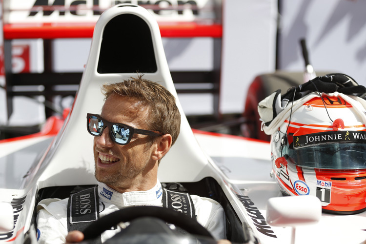 Jenson Button in Goodwood