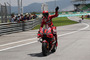 Jubel nach der Bestzeit im Q2: Pecco Bagnaia in Sepang