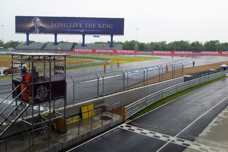 Der Chang Circuit in Buriram kurz nach dem Abbruch