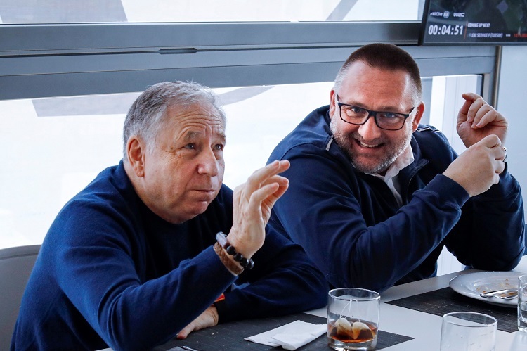 FIA-Präsident Jean Todt (li.) und Yves Matton