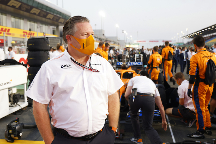 McLaren-CEO Zak Brown vor dem Katar-GP 2021