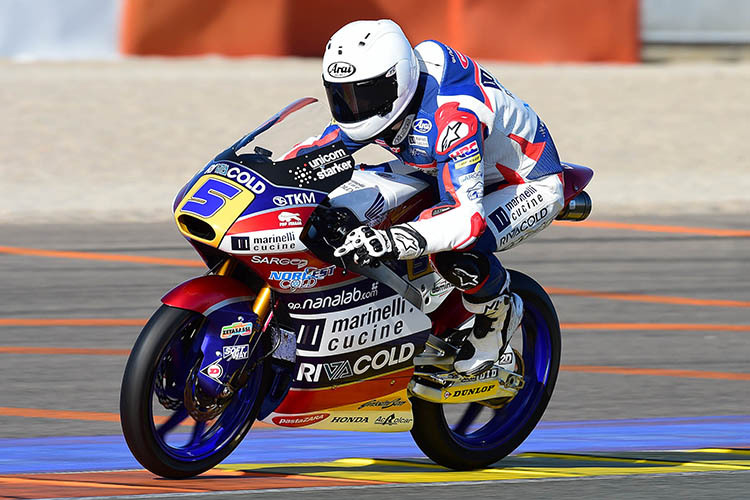 Romano Fenati in Valencia