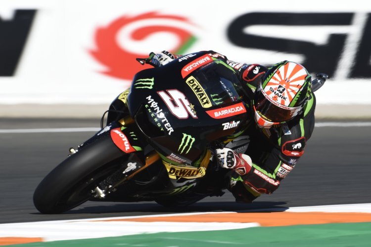 Johann Zarco beeindruckte am Freitag in Valencia als bester Yamaha-Pilot