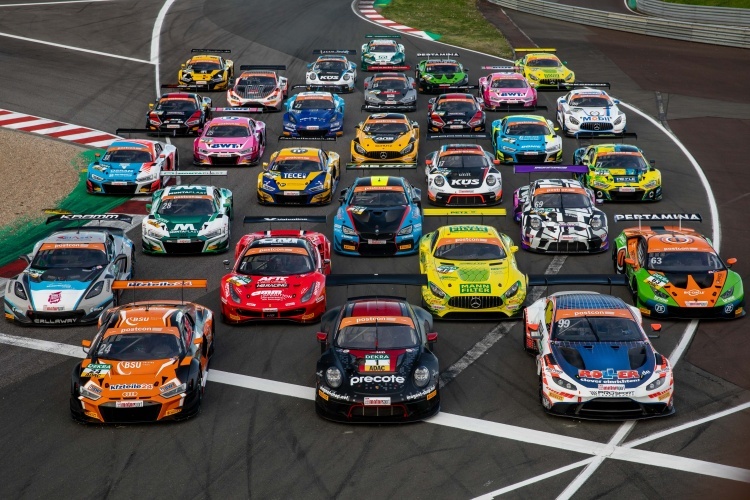 Das sind die 31 GT3-Fahrzeuge des ADAC GT Masters 2019