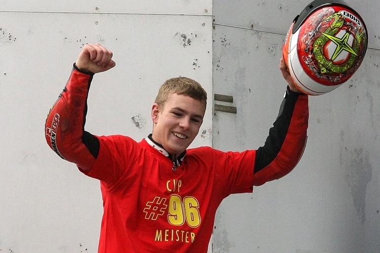 Dominik Engelen gewann 2013 den Yamaha R6-Dunlop-Cup