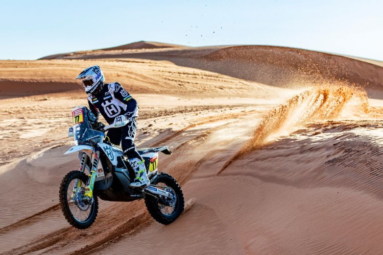 Luciano Benvides dreht zum Ende der Dakar mächtig auf