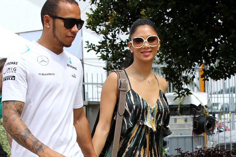 Eddie Irvine findet: Lewis Hamiltons Liebesbeziehung zu Nicole Scherzinger sorgte für die falschen Schlagzeilen