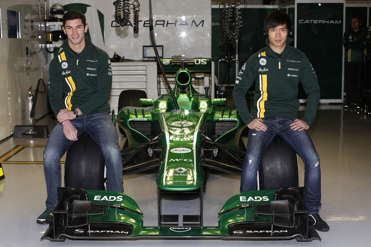 Das Caterham-Ersatzduo: Alexander Rossi und Ma Qing Hua