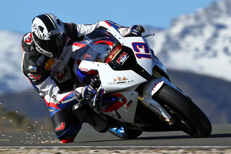 Rico Penzkofer (BMW S1000RR) zum Test in Almeria 