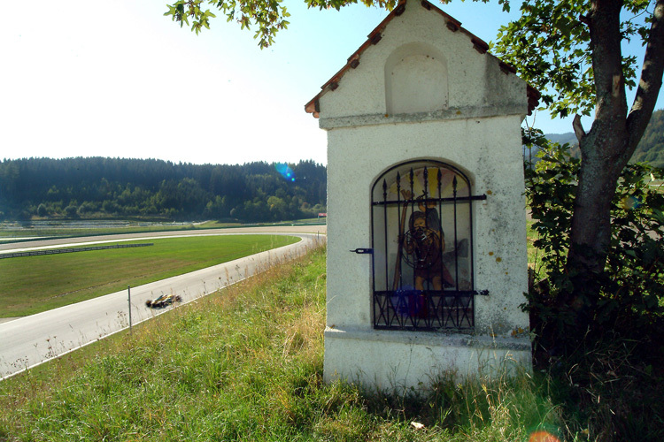 Ländliche Idylle: A1-Ring im Jahr 2003