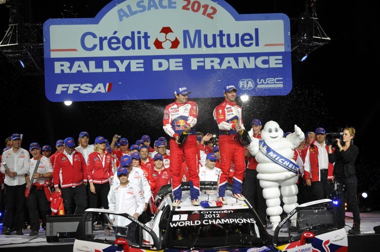 Ziel der Rallye Frankreich 2012